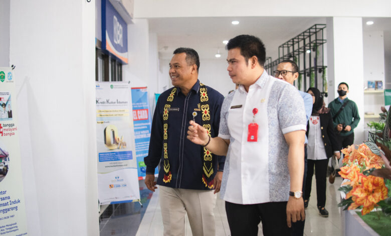 Suasana di Mal Pelayanan Publik Kutai Kartanegara, di Komplek Perkantoran Bupati Kutai Kartanegara Gedung D Lantai 1. (Ist)